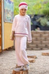 Load image into Gallery viewer, Feather 4 Arrow - Coziest Pant: Pink Marshmallow (2t-12)