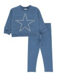 Load image into Gallery viewer, Feather 4 Arrow - Playtime Knit Denim Set: (2t-8)