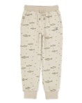 Load image into Gallery viewer, Feather 4 Arrow - Bowie Fishing Jogger: Oatmeal (3m-12) pants