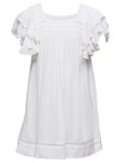 Load image into Gallery viewer, Snapper Rock- WHITE TASSEL TIME BEACH DRESS (2-6)