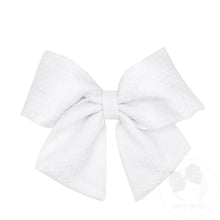 Load image into Gallery viewer, King Genuine Seersucker Fabric Bowtie with Tails