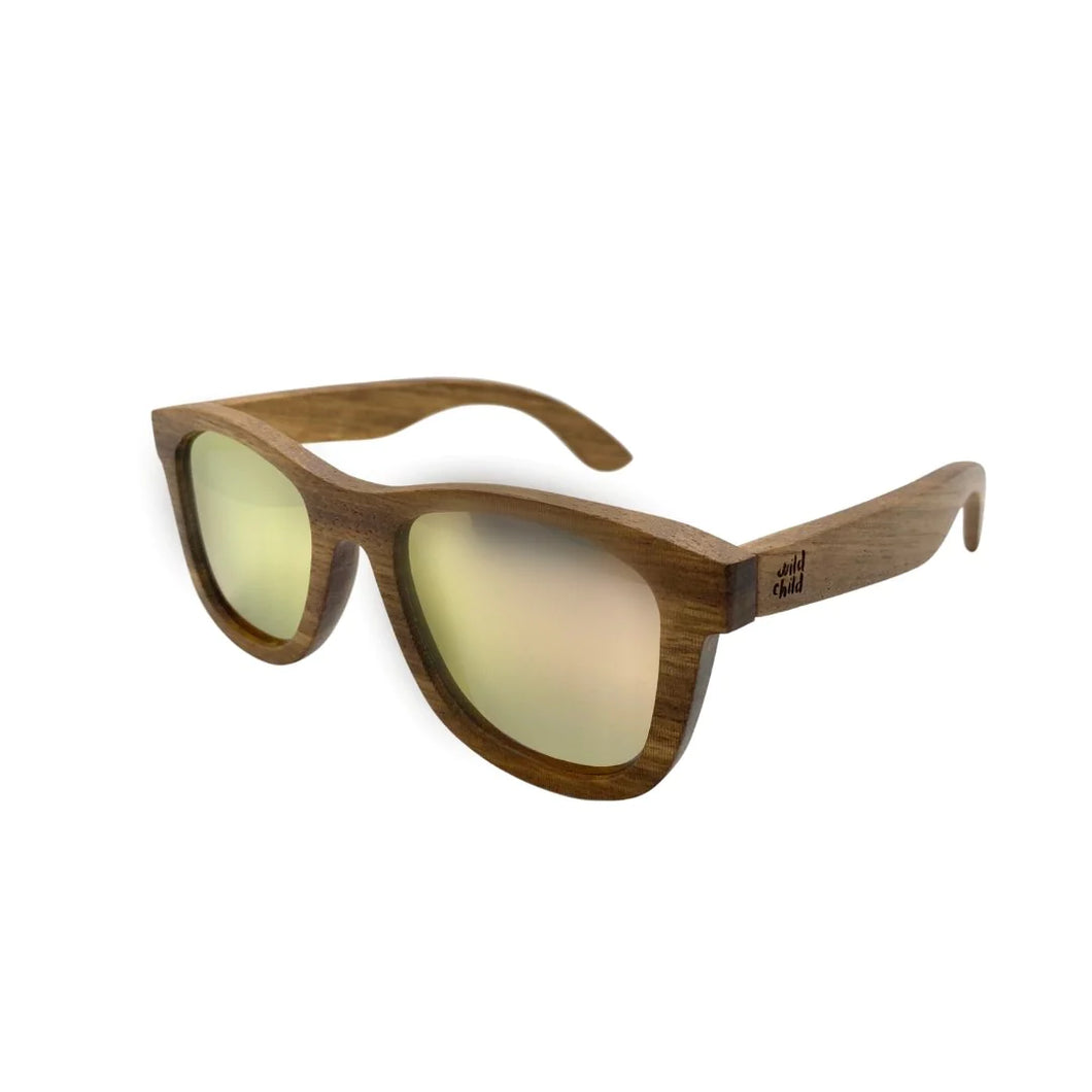 Wild Child- Dark Wood Polarized Sunglasses