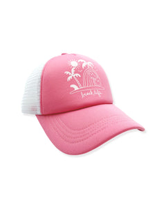 Feather 4 Arrow- Beach Life Flamingo Trucker Hat