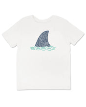 Load image into Gallery viewer, Feather 4 Arrow- Fin Vintage Tee- White Fin