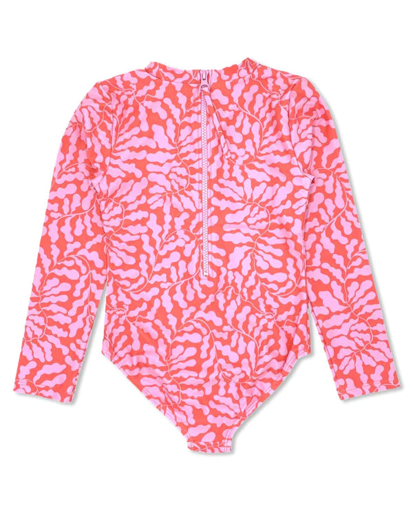 Feather 4 Arrow- Wave Chaser Surf Suit (Sugar Coral, 2-6)