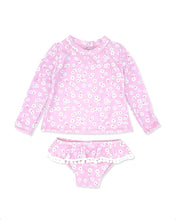 Load image into Gallery viewer, Feather 4 Arrow- Sandy toes L/S Ruffle Set- Fairy Tale Pink