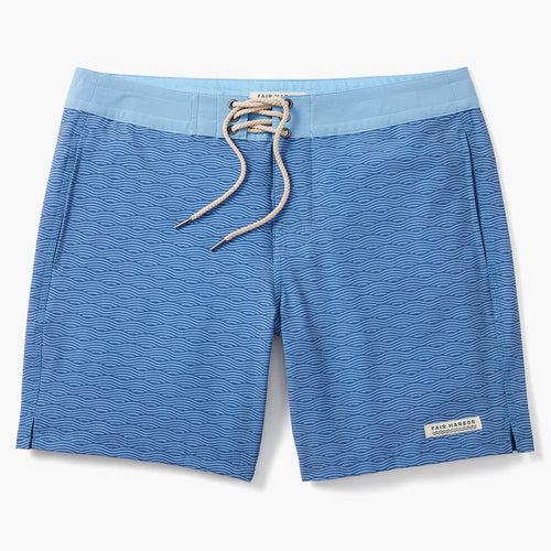 Fair Harbor- Blue Waves Bayberry Boardshorts