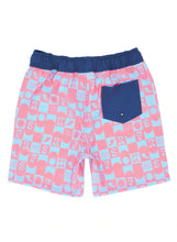 Load image into Gallery viewer, Retro Surf Boardshorts- Crystal Blue