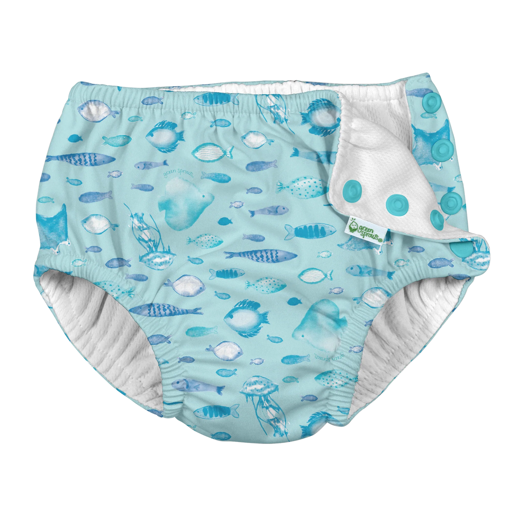 iPlay Swim Diaper Aquatic Life Coastal Kids Beachwear